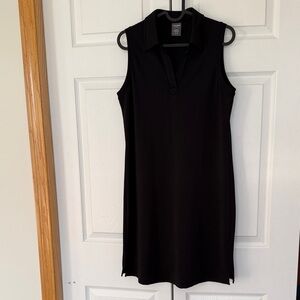 Joe Fresh Black Sleeveless Polo Dress